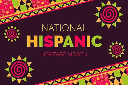 National Hispanic Heritage Month celebrated from 15 September to 15 October USA.